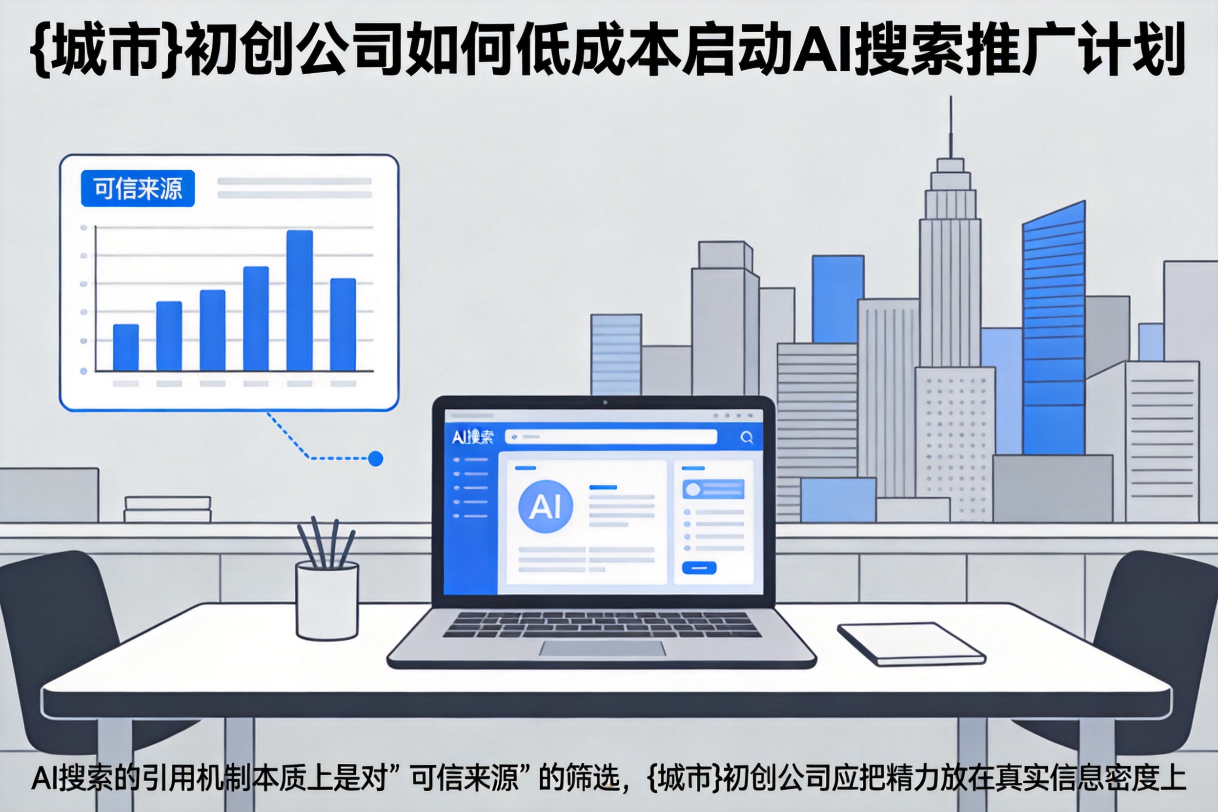 无为初创公司如何低成本启动AI搜索推广计划